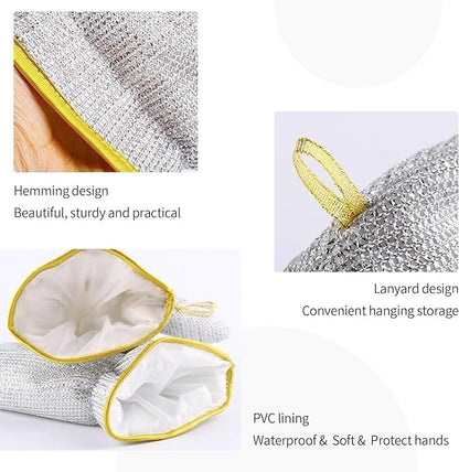 Steel Dishwashing Gloves – Clean Faster, Scrub Smarter