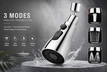 360° Rotating Faucet Extension Nozzle