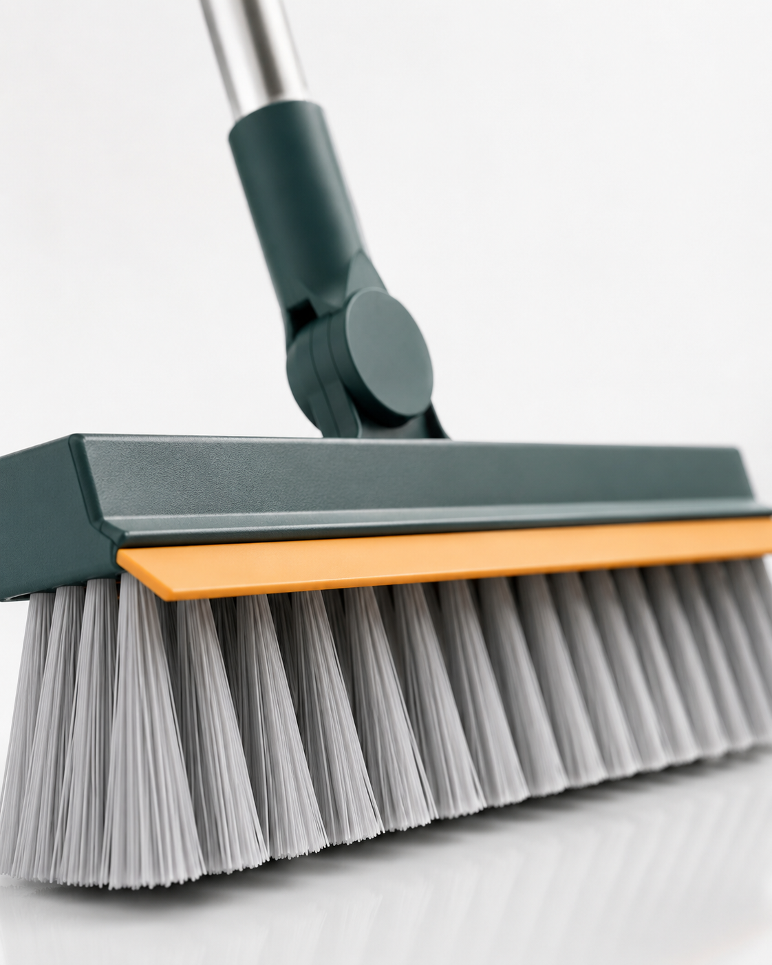 2-in-1 Floor Scrub Brush with Wiper – Effortless Deep Cleaning