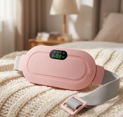 Period Pain Relief Belt | Instant Heat & Massage Therapy