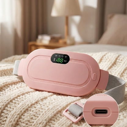 Period Pain Relief Belt | Instant Heat & Massage Therapy