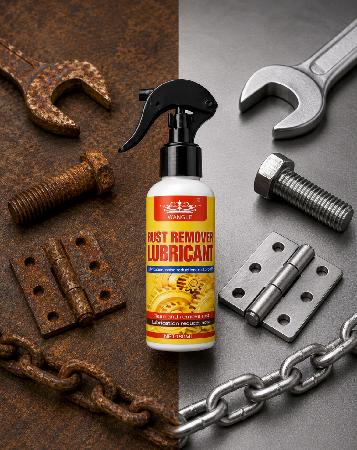 Rust Remover Spray for Metal Surfaces | Fast Acting Formula