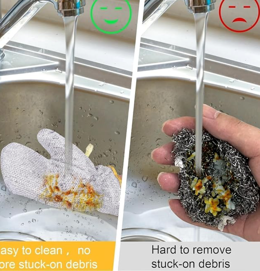 Steel Dishwashing Gloves – Clean Faster, Scrub Smarter