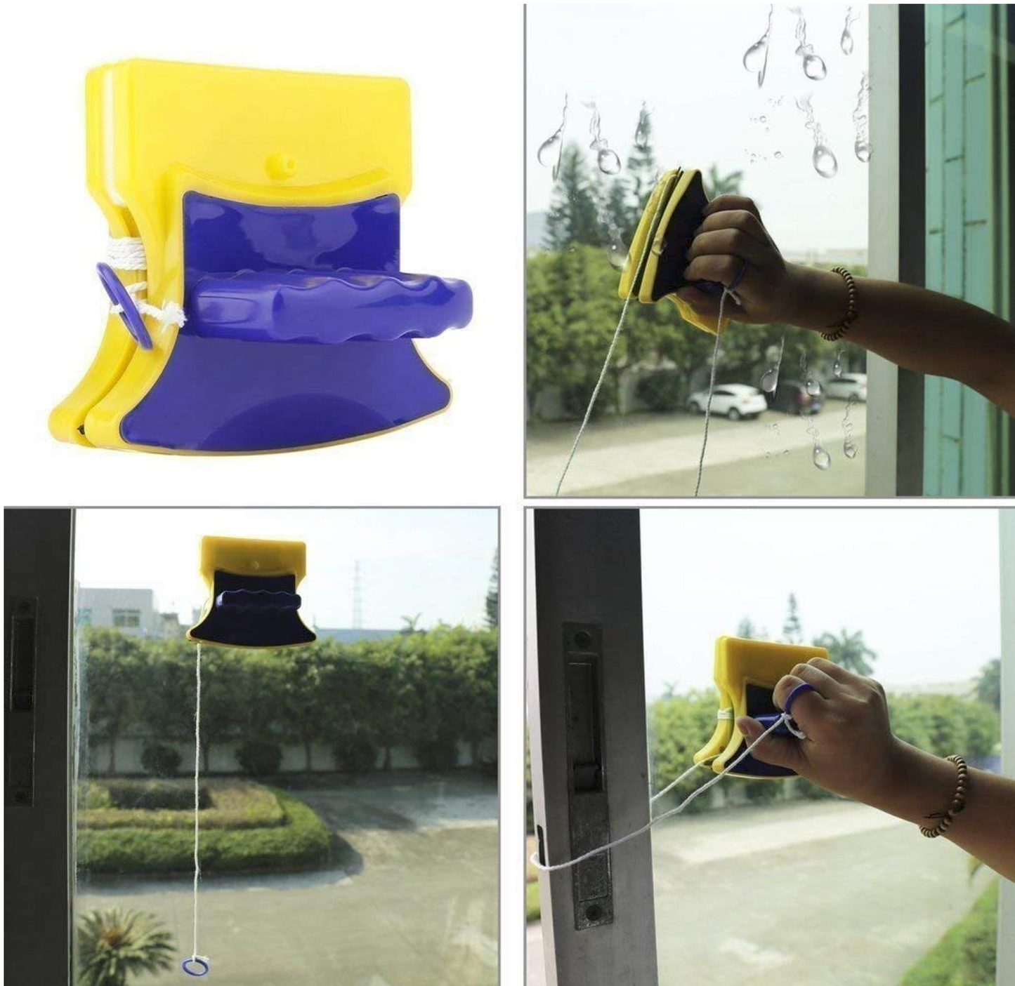 Double-Sided Magnetic Window Cleaner – Fast, Safe & Streak-Free Cleaning
