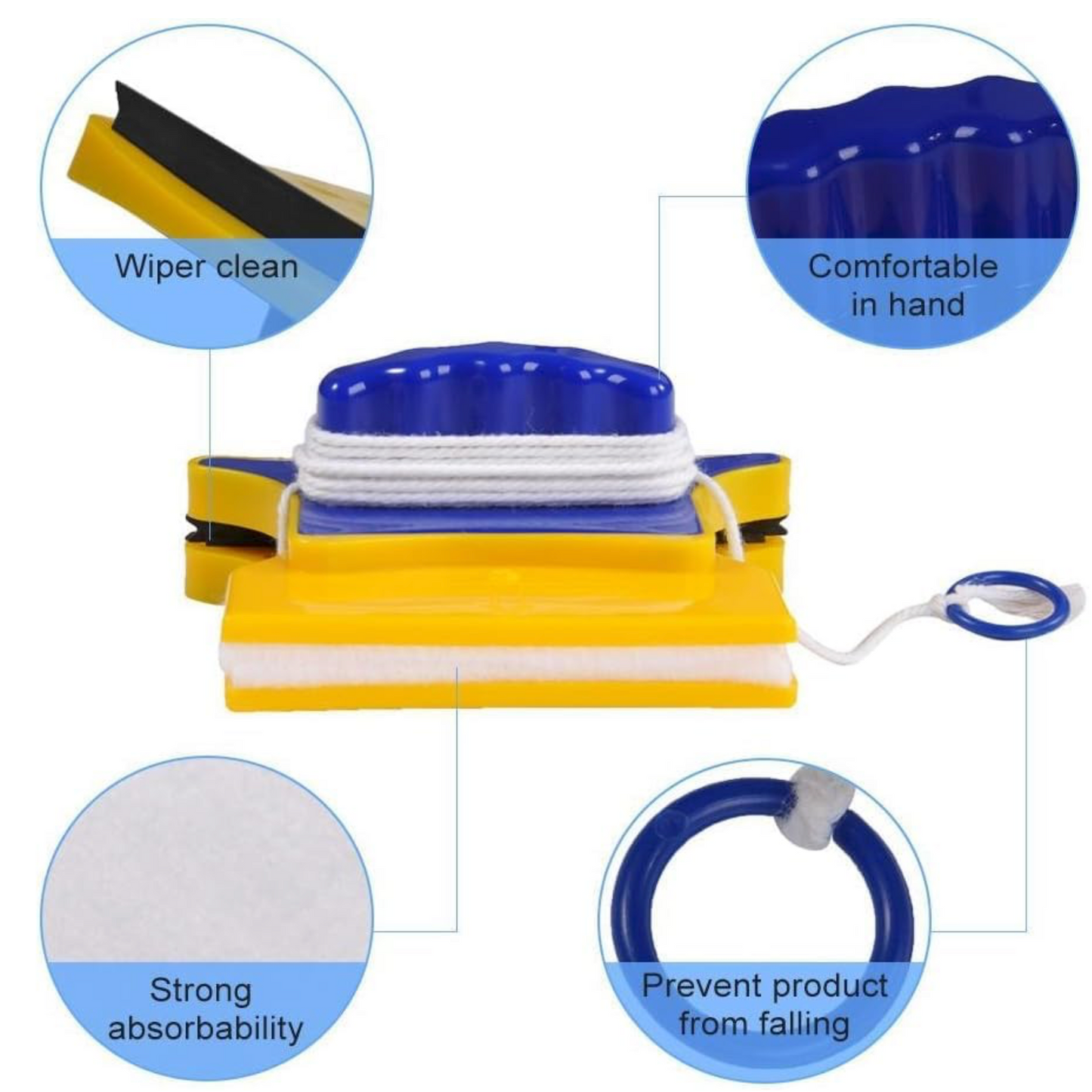 Double-Sided Magnetic Window Cleaner – Fast, Safe & Streak-Free Cleaning