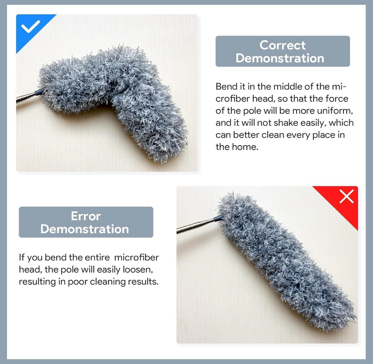 360° Microfiber High Cleaning Duster – Clean Every Hard-to-Reach Spot Effortlessly