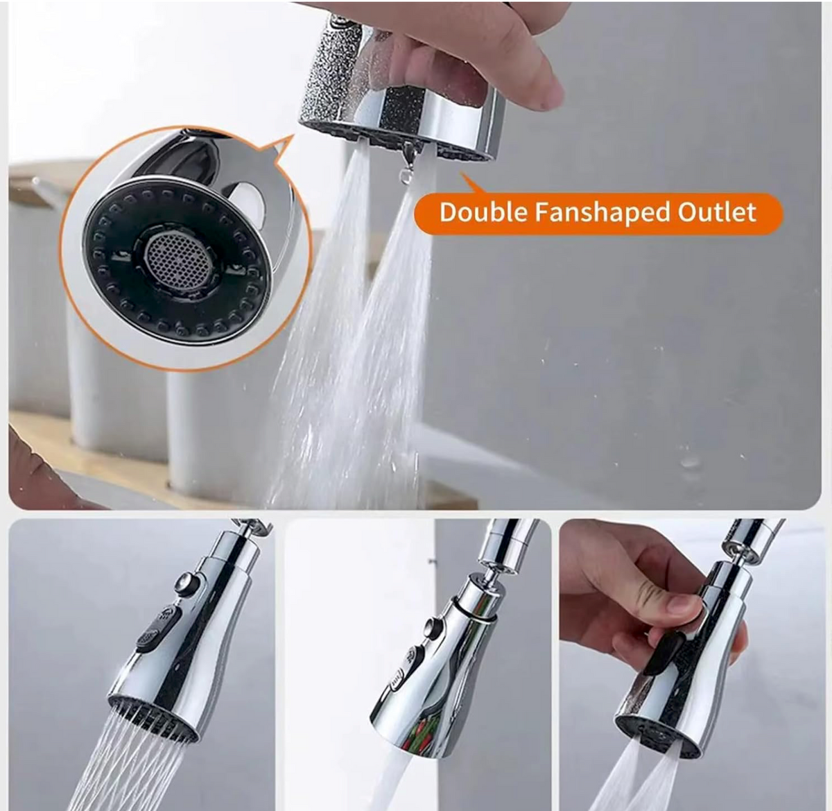 360° Rotating Faucet Extension Nozzle