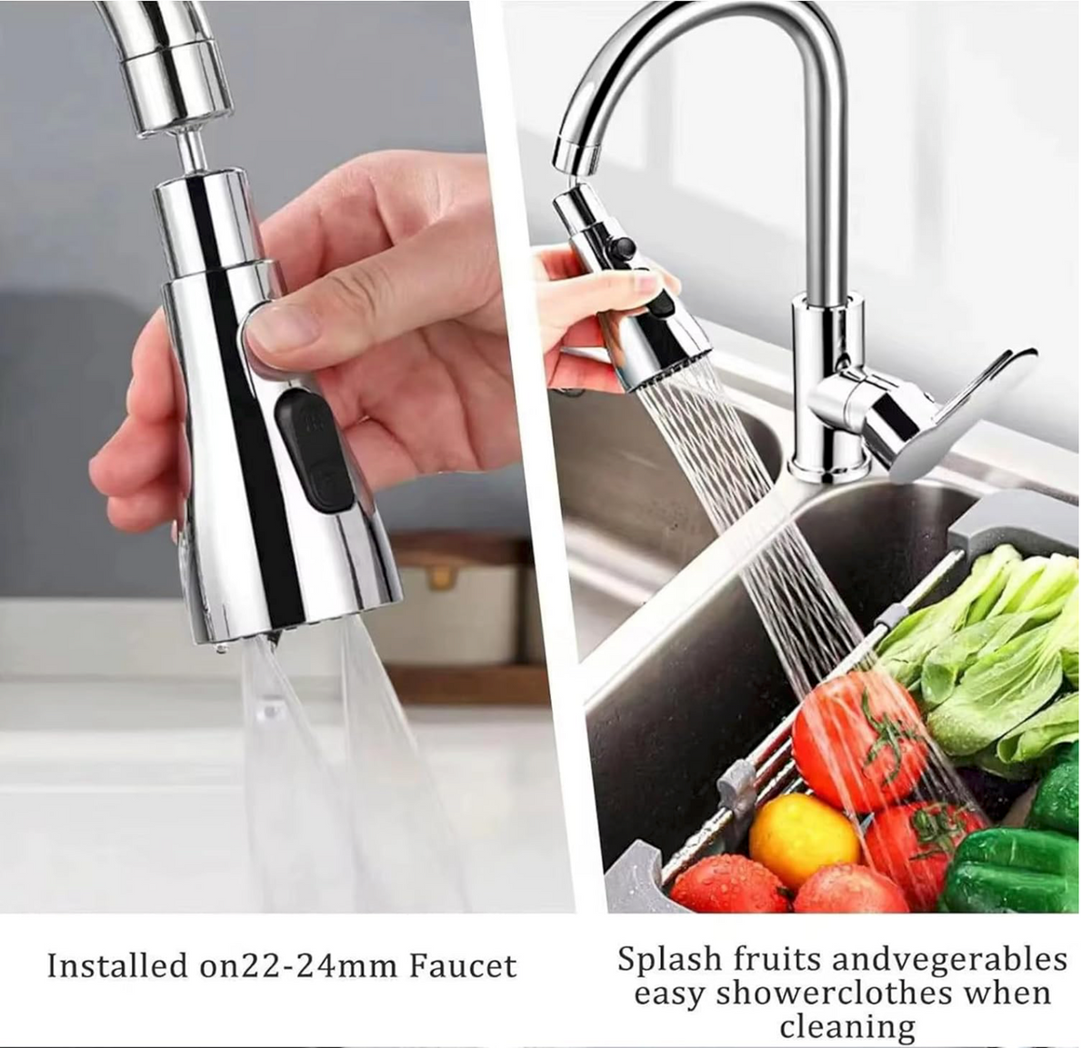 360° Rotating Faucet Extension Nozzle