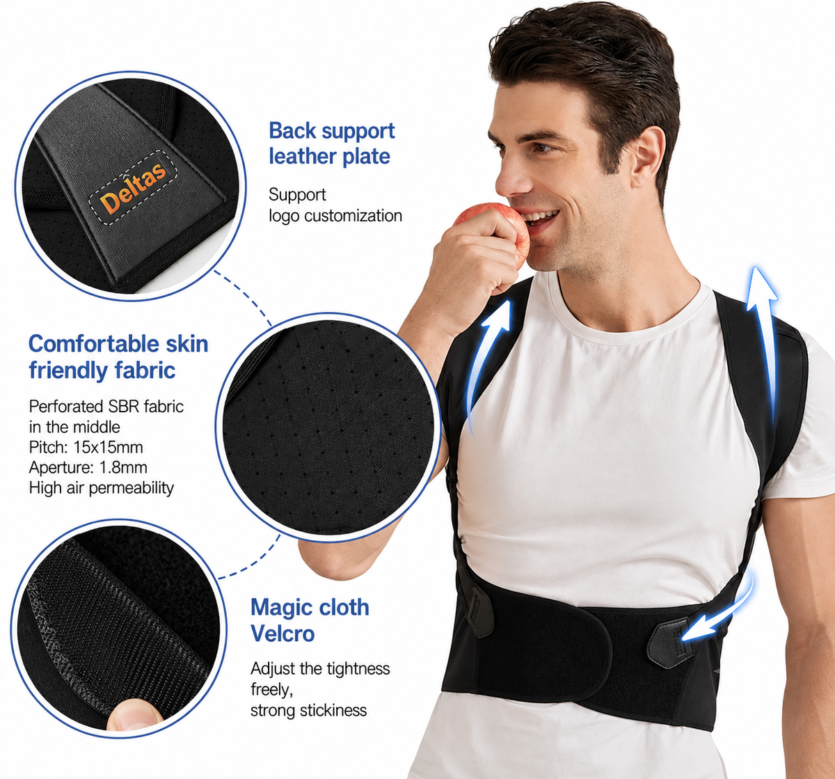 Posture Fixer & Corrector Belt – Unisex