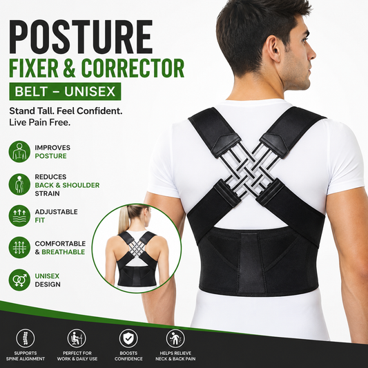 Posture Fixer & Corrector Belt – Unisex